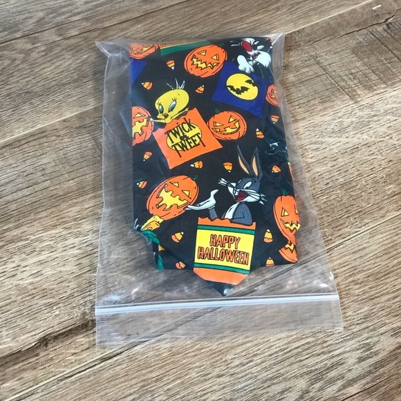 Warner Bros.‎ Looney Tunes Halloween Tweety Taz Tie 1996 - Picture 11 of 12